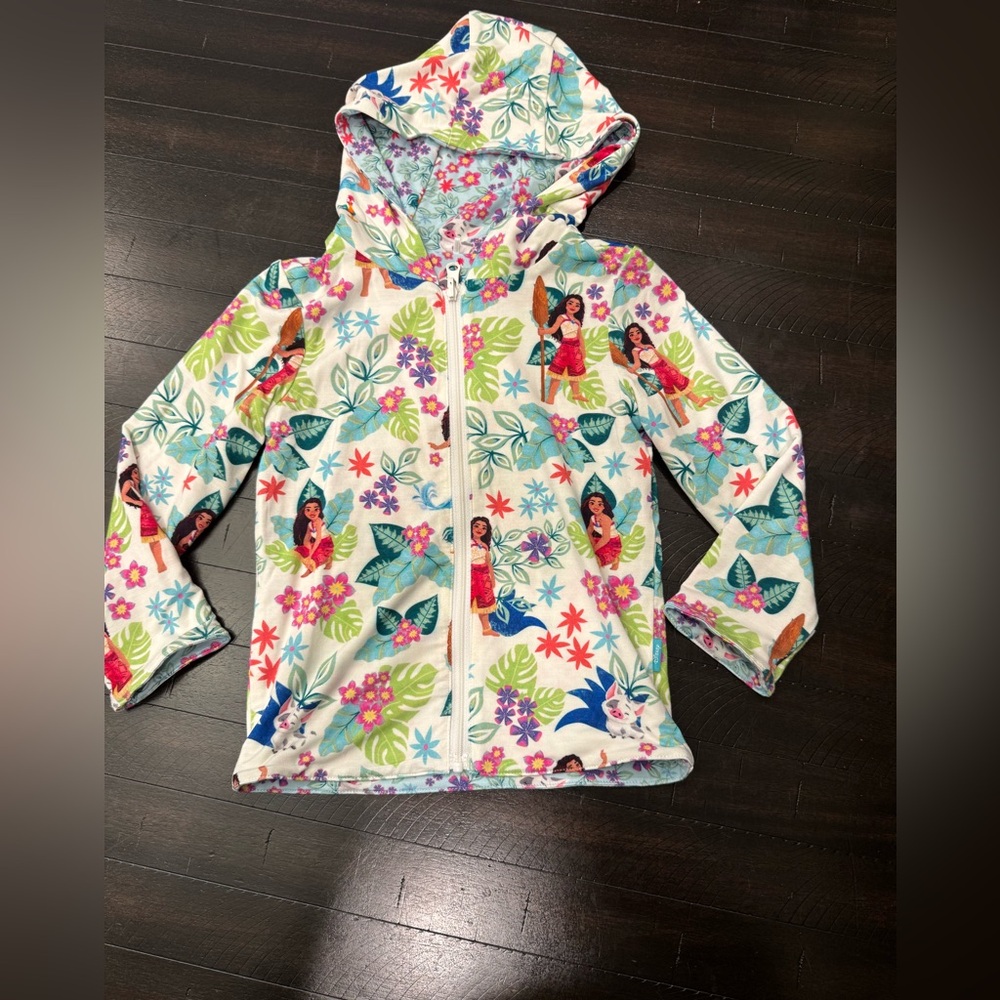 Posh Peanut Moana/Pua &Heihei Reversible Hoodie Size 2T